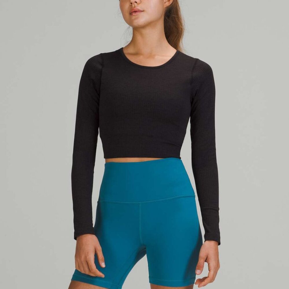 Lululemon Ebb to Street Long Sleeve - Cropped